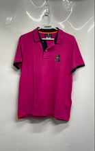 Load image into Gallery viewer, Psycho Bunny Mens Pink Short Sleeve Spread Collar Golf Polo Shirt Size 3
