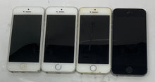 Load image into Gallery viewer, Lot Of 4 Pcs Apple Mixed iPhones Multicolor Smartphones Not Tested For Parts
