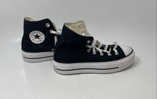 Load image into Gallery viewer, Converse Womens Chuck Taylor All Star Lift Black White Platform Sneakers Shoes 7
