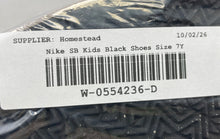 Load image into Gallery viewer, Nike Boys Check SB 905373-008 Black Gray Round Toe Lace-Up Sneaker Shoes Size 7Y

