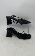 Load image into Gallery viewer, Marc Fisher Womens Malyn Black Open Toe Block Heel Strappy Sandals Size 8M

