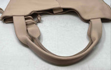Load image into Gallery viewer, Vince Camuto Womens Corla Beige Leather Double Handle Inner Pocket Tote Bag
