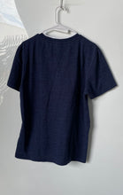 Load image into Gallery viewer, Boss Hugo Boss Mens Blue White Slim Fit Short Sleeve Round Neck T-Shirt Size XL
