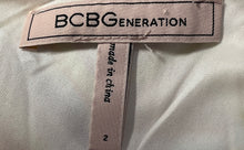 Load image into Gallery viewer, BCBGeneration Womens White Multicolor Chevron Print Cowl Neck Slip Dress Size 2
