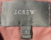Load image into Gallery viewer, J.Crew Womens Burgundy Cotton Long Sleeve Pockets Snap Front Field Jacket Size S
