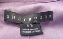 Load image into Gallery viewer, Sharagano Womens Light Purple Puff Sleeve Shirt Dress Size 6 With Tag

