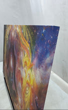 Load image into Gallery viewer, Cosmic Nebula Nirvana Chakra Multicolor Artwork Square Framed Print
