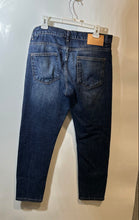 Load image into Gallery viewer, Zara Mens Blue Denim Stretch Pockets Straight-Leg Jeans Size 34
