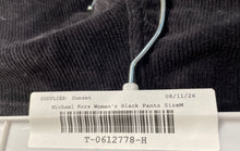 Load image into Gallery viewer, Michael Kors Womens Black Corduroy Regular Fit Skinny Leg Trouser Pants Size M
