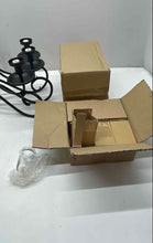 Load image into Gallery viewer, Havenbury Matte Black 6-Light Outdoor Corded Chandelier With Accessories
