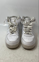 Load image into Gallery viewer, Nike Mens Air Force 1 Mid '07 White Leather Lace-Up Sneakers Shoes Size 13
