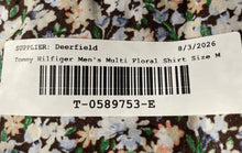 Load image into Gallery viewer, Tommy Hilfiger Mens Multicolor Floral Long Sleeve Button-Up Shirt Size Medium
