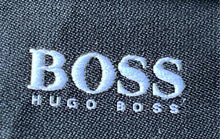 Load image into Gallery viewer, Hugo Boss Mens Black Heather Short Sleeve Collared Golf Polo Shirt Size 2XL
