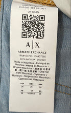 Load image into Gallery viewer, Armani Exchange Womens Blue Denim Medium Wash J01 Super Skinny Leg Jeans Size 26
