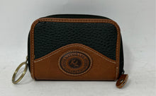 Load image into Gallery viewer, Kathie Lee Collection Womens Green Brown Leather ID And Card Slots Bifold Wallet
