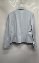 Load image into Gallery viewer, The Limited Womens Light Blue Long Sleeve One Button Blazer Size 10 With Tag
