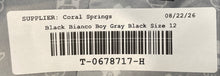 Load image into Gallery viewer, Black N Bianco Boys Gray Black Check Long Sleeve Two-Button Blazer Size 12
