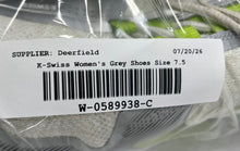 Load image into Gallery viewer, K-Swiss Womens Ultrashot 3 Gray White Low Top Lace-Up Sneaker Shoes Size 7.5
