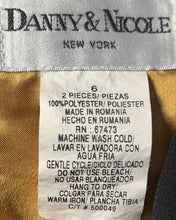 Load image into Gallery viewer, Danny &amp; Nicole Womens Black Long Sleeve Notch Lapel Open Front Blazer Size 6
