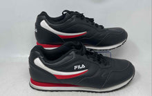 Load image into Gallery viewer, Fila Mens Classico 18 1CM00550-014 Black White Red Lace-Up Sneaker Shoes Size 13
