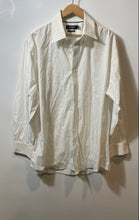 Load image into Gallery viewer, Authentic Lauren Ralph Lauren Mens White Slim Fit Non-Iron Dress Shirt Size 18
