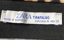 Load image into Gallery viewer, Zara Womens Brown Animal Print Pull On Elastic Waist Straight &amp; Pencil Skirt M
