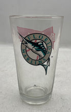 Load image into Gallery viewer, Budweiser By Libbey Florida Marlins Major League Baseball Drinking Glass
