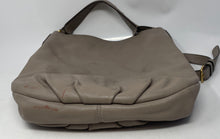 Load image into Gallery viewer, Authentic Marc By Marc Jacobs Womens Beige Leather Shoulder Handbag Stained
