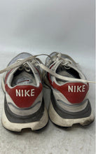 Load image into Gallery viewer, Nike Womens Phoenix Waffle FD2196-001 Gray Red Lace-Up Running Shoes Size 7.5
