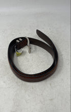 Load image into Gallery viewer, Cremieux Mens Brown Silver-Tone Buckle Animal Print Dress Belt
