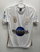 Load image into Gallery viewer, WA Sport Womens White Universal Orlando Resort Barra #10 Cup Brasil Jersey Sz 4
