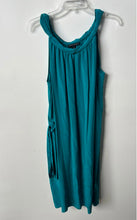 Load image into Gallery viewer, Banana Republic Womens Blue Sleeveless Tie-Waist Scoop Neck Tank Dress Size XL
