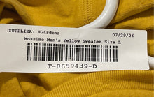 Load image into Gallery viewer, Mossimo Mens Yellow Long Sleeve Crew Neck Pullover T-Shirt Size Large
