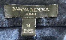 Load image into Gallery viewer, Banana Republic Womens Blue Sloan Denim Skinny Jeans Pants Size 14
