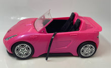 Load image into Gallery viewer, Mattel DVX59 Barbie Glam Pink Convertible Doll 2-Seats Push Car With Seat Belts
