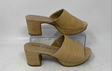 Load image into Gallery viewer, Anne Klein Womens Beige Open Toe Slip-On Block Slide Sandals Size 6.5
