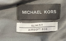 Load image into Gallery viewer, Michael Kors Mens Gray Airsoft Eco Slim Fit Long Sleeve Dress Shirt Size 2XL
