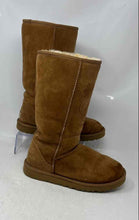 Load image into Gallery viewer, UGG Womens Classic Tall Beige Round Toe Winter Boot Size 8
