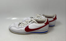 Load image into Gallery viewer, Nike Mens Cortez Basic 72' White Red Leather Lace-Up Sneaker Shoes Size 9
