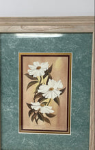 Load image into Gallery viewer, Framed And Signed Magnolia Flowers Louisiana Mud Painting Art By Henry Neubig
