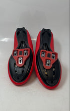 Load image into Gallery viewer, Speed Road Mens Bright Red BOA Closure System Bike Cycling Shoes Size 44
