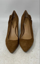 Load image into Gallery viewer, Franco Sarto Womens Faryl Brown Suede Fringe Slip-On Wedge Pump Heels Size 8.5M
