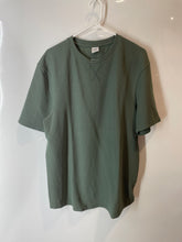 Load image into Gallery viewer, Zara Mens Green Short Sleeve Crew Neck Pullover T-Shirt Size Large
