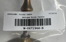 Load image into Gallery viewer, Antique Gold-Tone Collectible Home Decor Engraved Candle Holder
