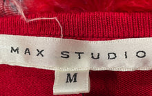 Load image into Gallery viewer, Max Studio Womens Red Long Sleeve Cardigan Sweater Size Medium With Tag
