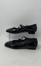 Load image into Gallery viewer, Franco Sarto Womens Tesro Black Leather Square Toe Mary Jane Flats Size 10M
