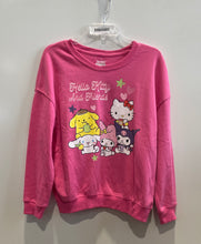 Load image into Gallery viewer, Hello Kitty And Friends By Sanrio Womens Pink Printed Pullover Sweatshirt Size M
