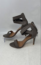 Load image into Gallery viewer, Joie Womens Elaine Gray Leather Open Toe Stiletto Heel Strappy Sandals Size 38.5
