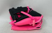 Load image into Gallery viewer, Phinix Unisex Kids Pink Black Leather 8.5 Inch Professional Baseball Glove
