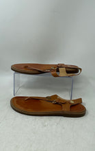 Load image into Gallery viewer, Tommy Hilfiger Womens Bennia Brown Leather Flat Thong Sandals Size 8 M
